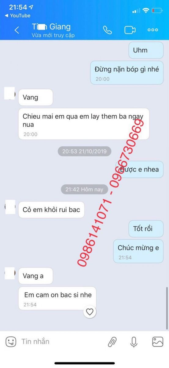 Phản hồi chữa bệnh lậu 2021-33 Phản hồi chữa bệnh lậu 2021-33